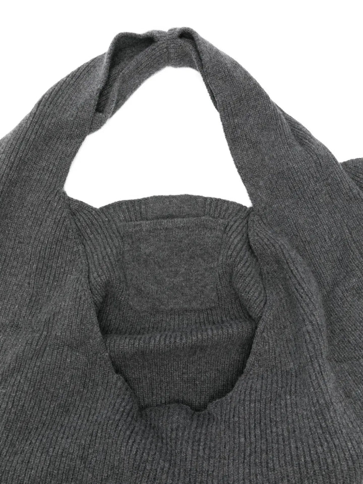 Aya Muse Sol Ribbed Shoulder Bag — Same as shown — Size One Size — Detail View