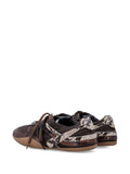 Miu Miu Snakeskin-Effect Leather — Brown — Size US M 3.5 - US W 5 — Top View