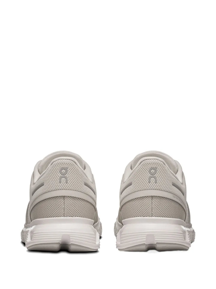 On Running Cloud 6 Elastic-Laces — White — Size US M 3.5 - US W 5 — Back View