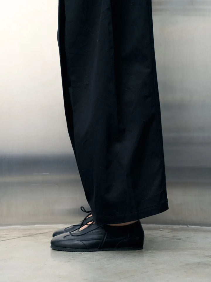 HOMIES Jenek Lace-Up Trainers — Black — Size US M 3.5 - US W 5 — Detail View