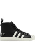 adidas X Thug Club Superstar Sneakers — Black — Size US M 9 - US W 10.5 — Front View