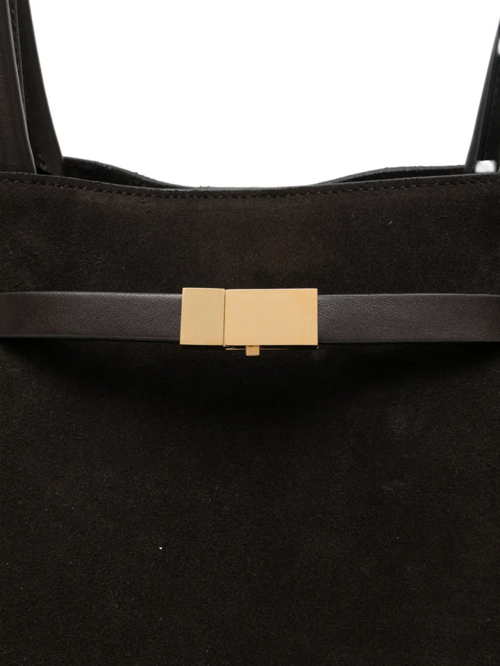 Demellier New York Suede Shoulder Bag — Same as shown — Size One Size — Top View