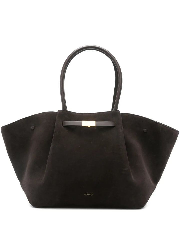 Demellier New York Suede Shoulder Bag — Same as shown — Size One Size — Front View