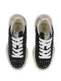 Maison MIHARA YASUHIRO Charles Studded — Black — Size US M 3.5 - US W 5 — Top View