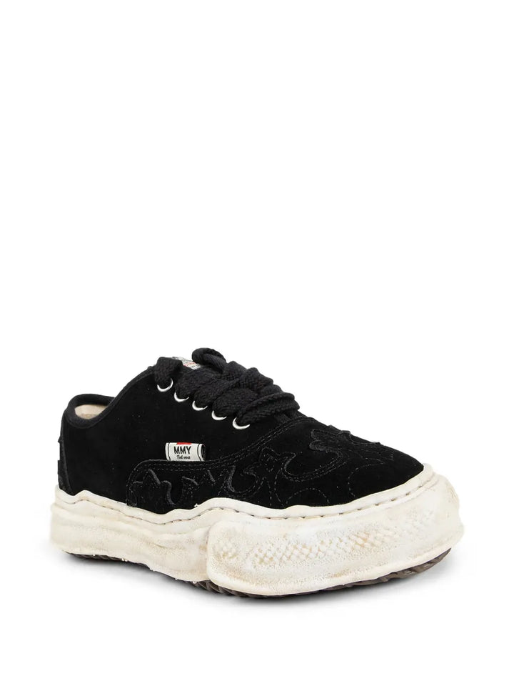 Maison MIHARA YASUHIRO Baker Suede — Black — Size US M 3.5 - US W 5 — Side View