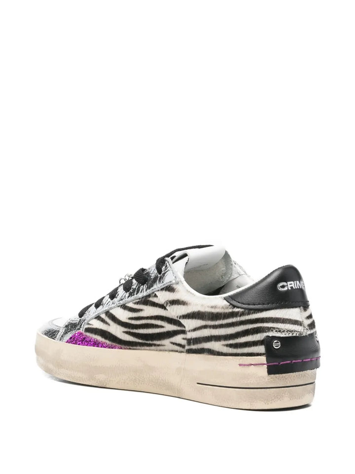 Crime London Sk8 Deluxe — White — Size US M 3.5 - US W 5 — Back View