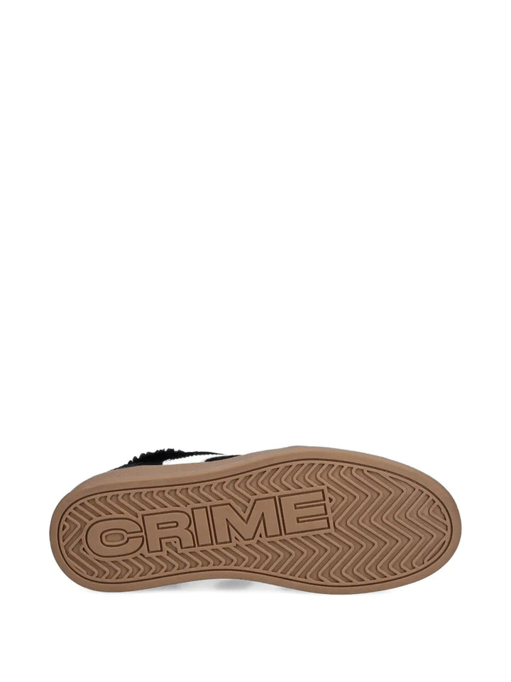 Crime London Lace-Up Fastening — Black — Size US M 3.5 - US W 5 — Detail View