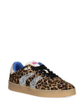 Crime London Leopard-Print Glitter-Detail — Brown — Size US M 3.5 - US W 5 — Side View