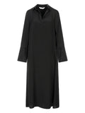 Max Mara Flared Dress — Black/ Red — Size S — Front View