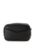 Saint Laurent Mini Lou Chevron Logo Shoulder Bag — Same as shown — Size One Size — Side View