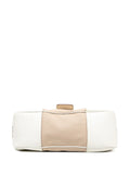 Prada Pre Owned 2000 2025 Cinghiale Trimmed Canvas Canapa Moon Shoulder Bag — Same as shown — Size One Size — Top View