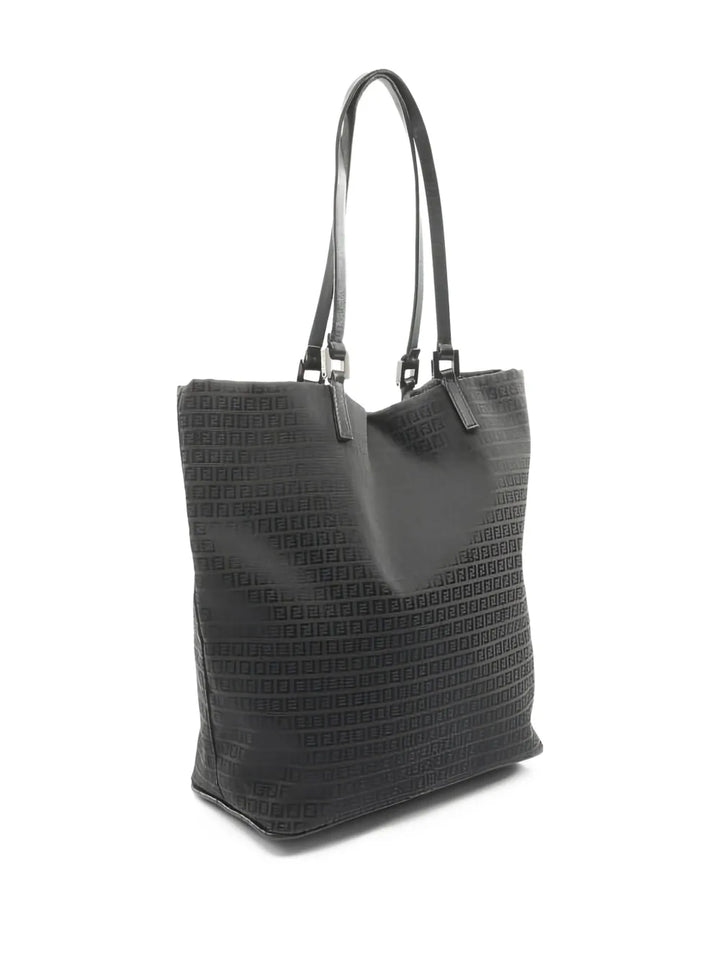 Fendi Pre Owned 2000S Zucchino Patterned Leather Shoulder Bag — Same as shown — Size One Size — Side View