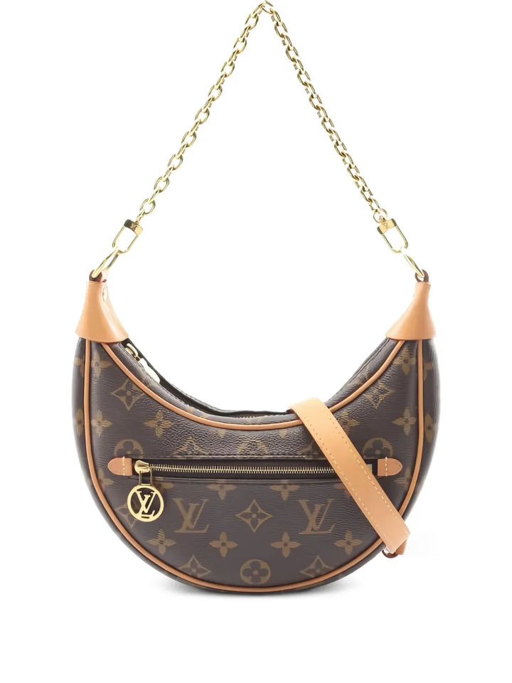 Louis Vuitton Pre Owned 2021S Monogram Chain Loop Shoulder Bag — Same as shown — Size One Size — Front View