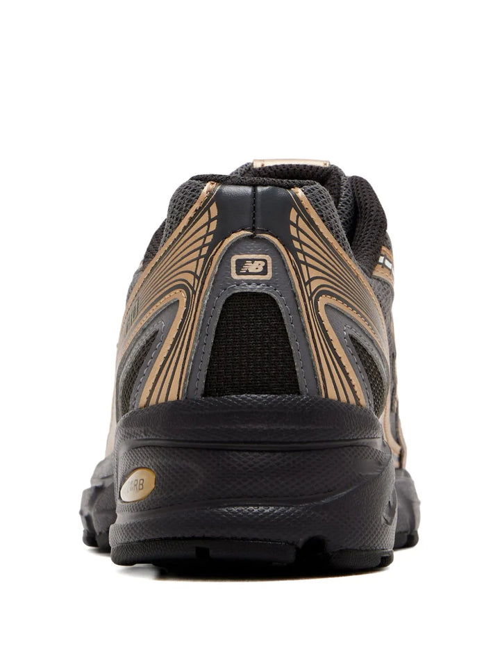New Balance U740Bd2 Panelled — Black — Size US M 3.5 - US W 5 — Side View