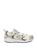 New Balance 408 Panelled Logo — Beige — Size US M 3.5 - US W 5 — Front View