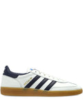 adidas Spezial Three-Stripe Lace-Up Fastening Sneakers — White — Size US M 8 - US W 9.5 — Front View