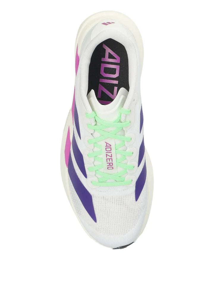 adidas Adizero Evo Three-Striped — White — Size US M 3.5 - US W 5 — Back View