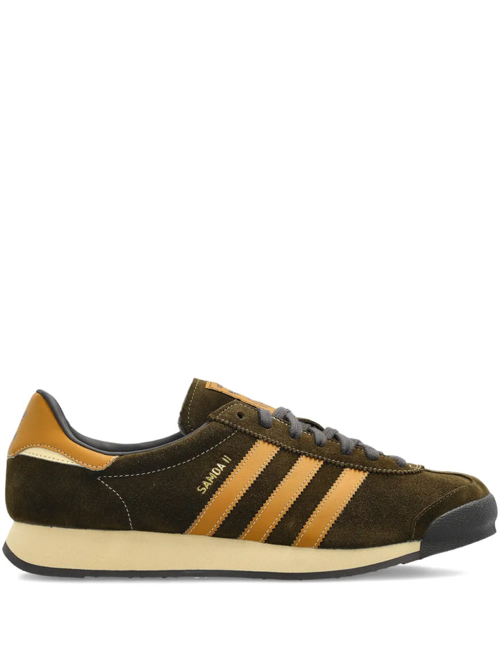 adidas Samoa Ii Spzl Suede Sneakers — Brown — Size US M 9 - US W 10.5 — Front View