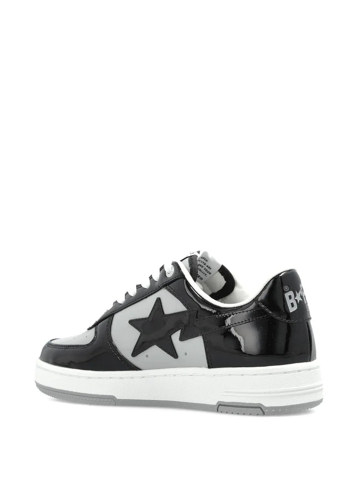 A BATHING APE  Bape Sta Panelled — Black — Size US M 3.5 - US W 5 — Top View