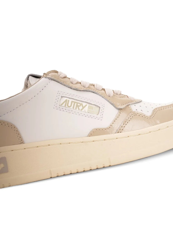 Autry Action Lace-Up — Cream — Size US M 3.5 - US W 5 — Top View
