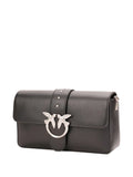 Pinko Studded Bird Detail Leather Shoulder Bag — Same as shown — Size One Size — Back View