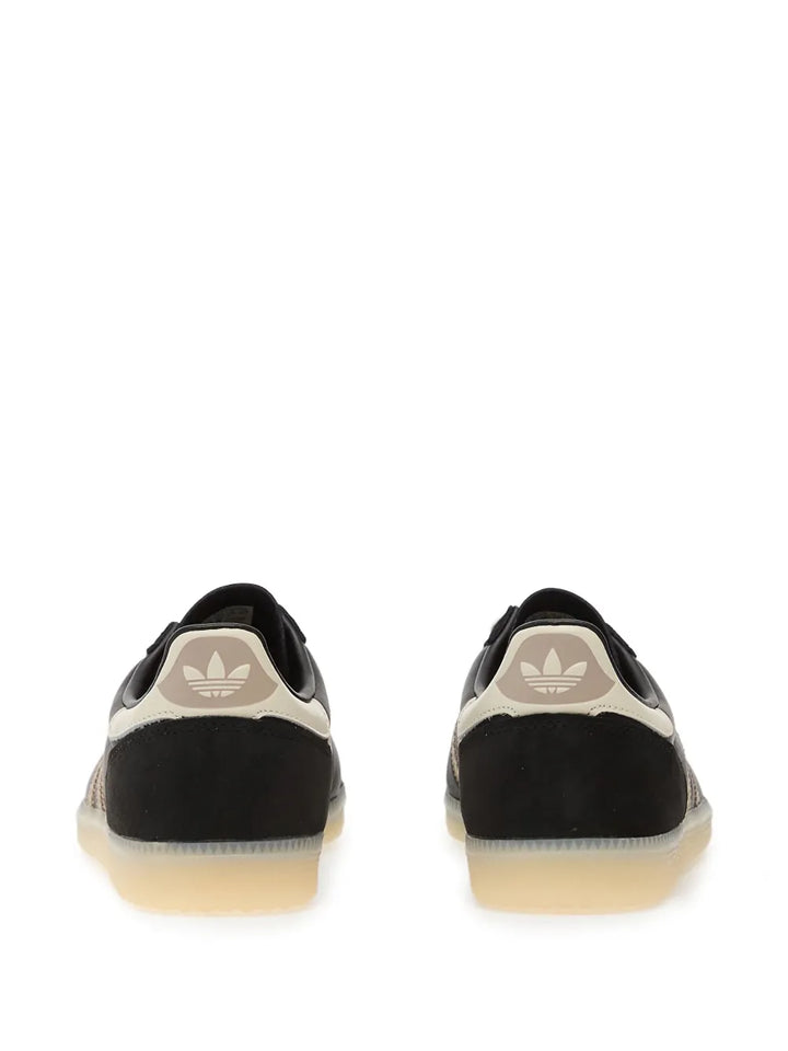 adidas Samba Lace-Up Sneakers — Black — Size US M 10.5 - US W 12 — Back View