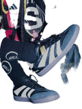 adidas X Footshop X Sparta Predator Sneakers — Black — Size US M 4 - US W 5.5 — Top View