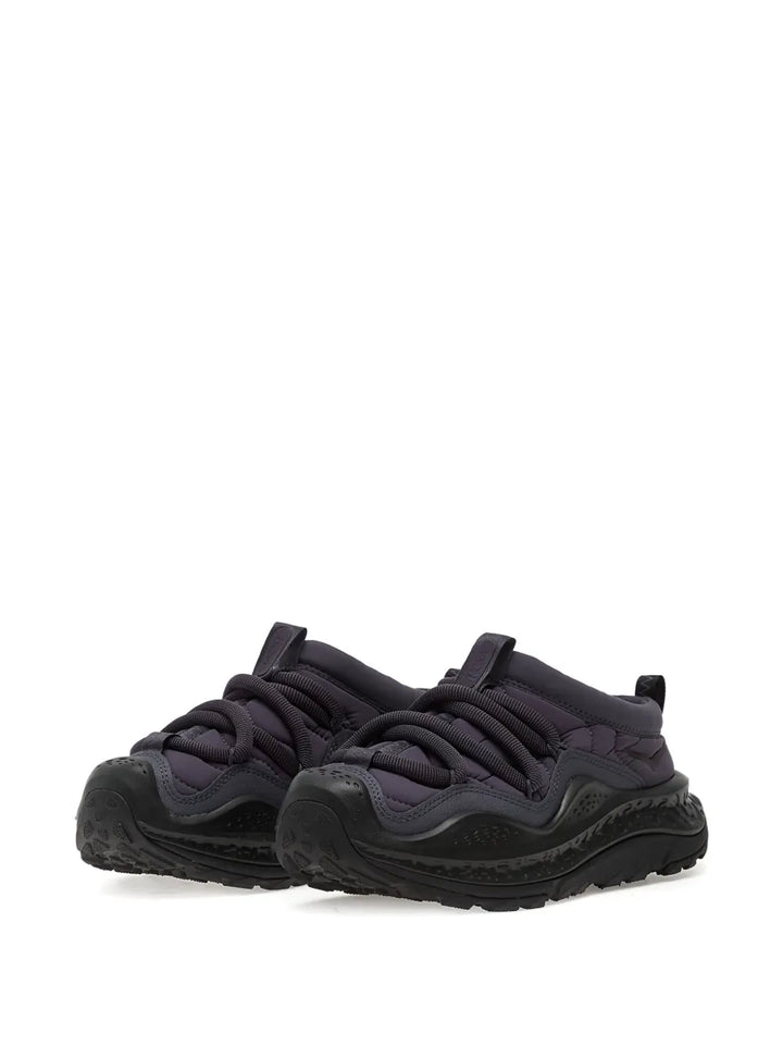 HOKA U Ora Primo Quilted Lace-Up — Blue — Size US M 3.5 - US W 5 — Side View