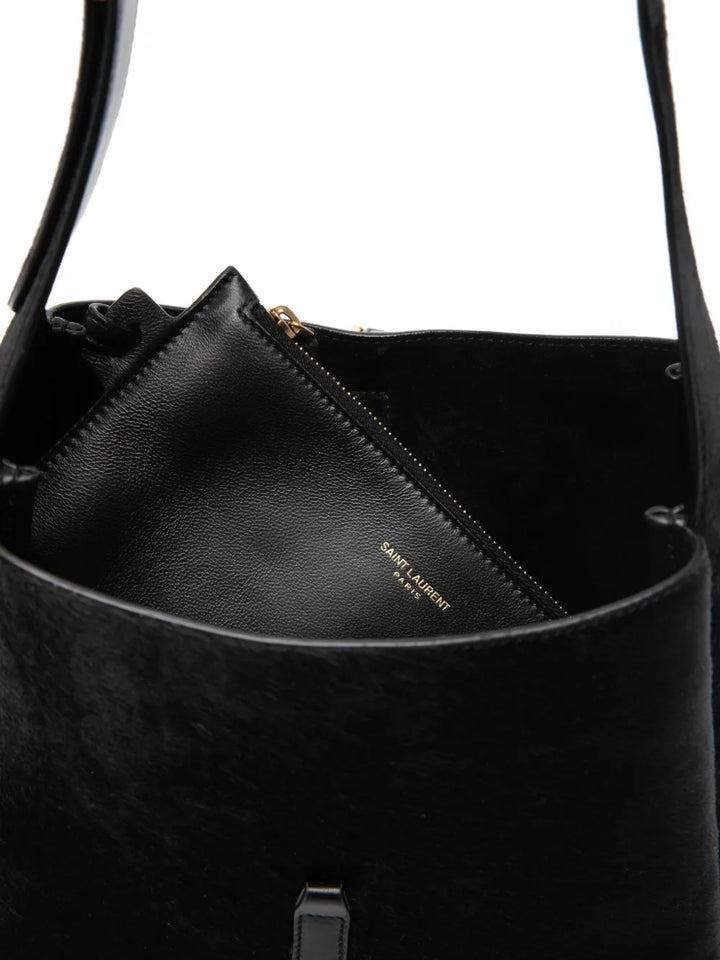 Saint Laurent Buckle Detail Shoulder Bag — Same as shown — Size One Size — Detail View