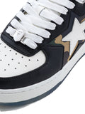 A Bathing Ape?Bape Sta Star Camouflage Sneakers — Black — Size US M 11 - US W 12.5 — Detail View