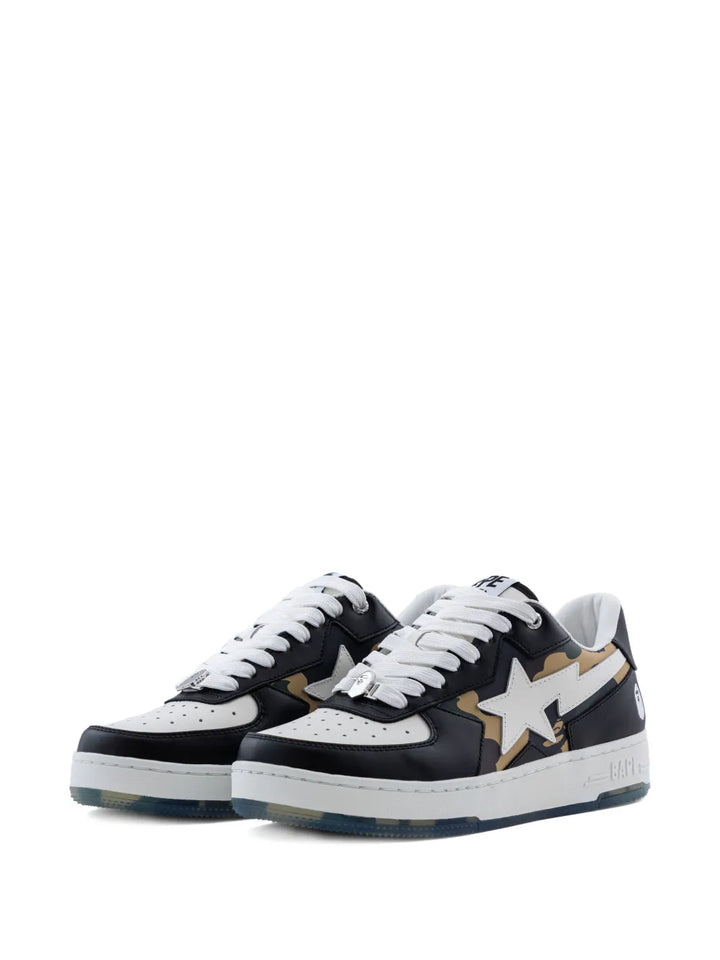 A Bathing Ape?Bape Sta Star Camouflage Sneakers — Black — Size US M 11 - US W 12.5 — Side View
