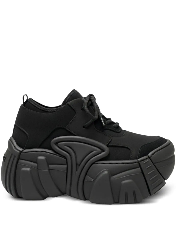 SWEAR Platform Element — Black — Size US M 3.5 - US W 5 — Front View