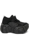 SWEAR Platform Element — Black — Size US M 3.5 - US W 5 — Front View
