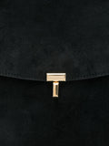 Toteme T Lock Suede Sholder Bag — Same as shown — Size One Size — Top View
