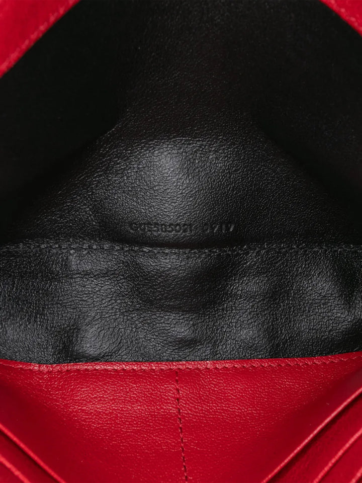 Saint Laurent Pre Owned 2019 Quilted Lambskin Becky Wallet On Chain Shoulder Bag — Same as shown — Size One Size — Lifestyle View