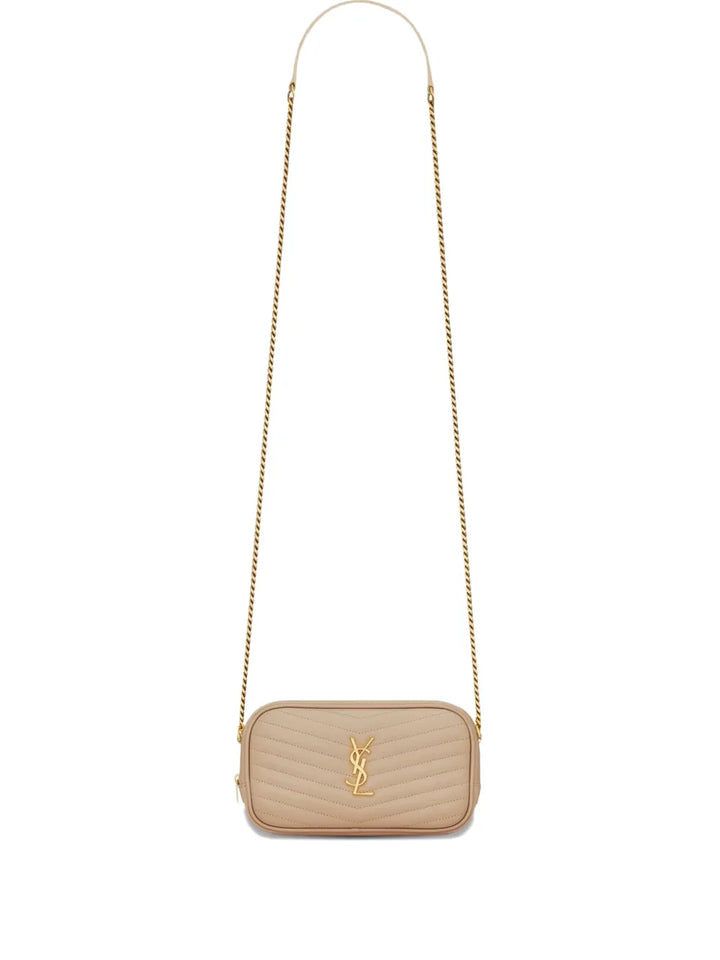 Saint Laurent Quilted Leather Mini Bag — Same as shown — Size One Size — Front View