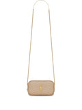 Saint Laurent Quilted Leather Mini Bag — Same as shown — Size One Size — Front View