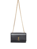 Saint Laurent Kate Leather Shoulder Bag — Same as shown — Size One Size — Front View