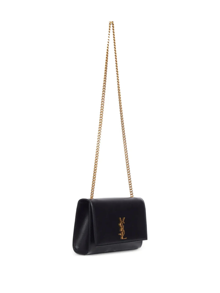 Saint Laurent Kate Leather Shoulder Bag — Same as shown — Size One Size — Back View