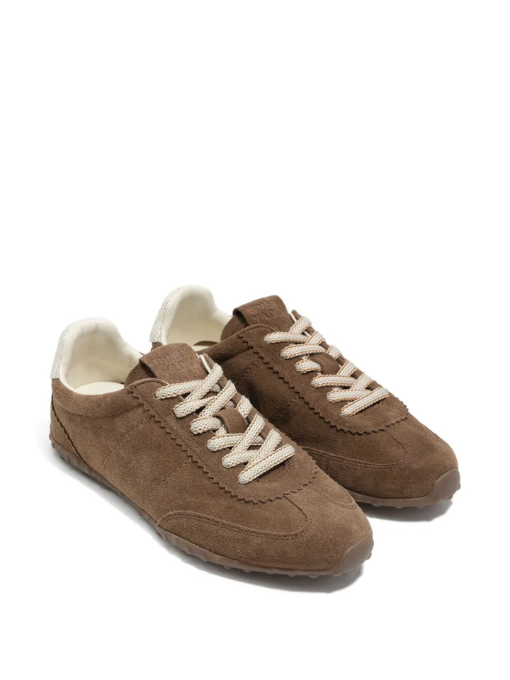 Bimba y Lola Lace-Up Panelled — Brown — Size US M 3.5 - US W 5 — Side View