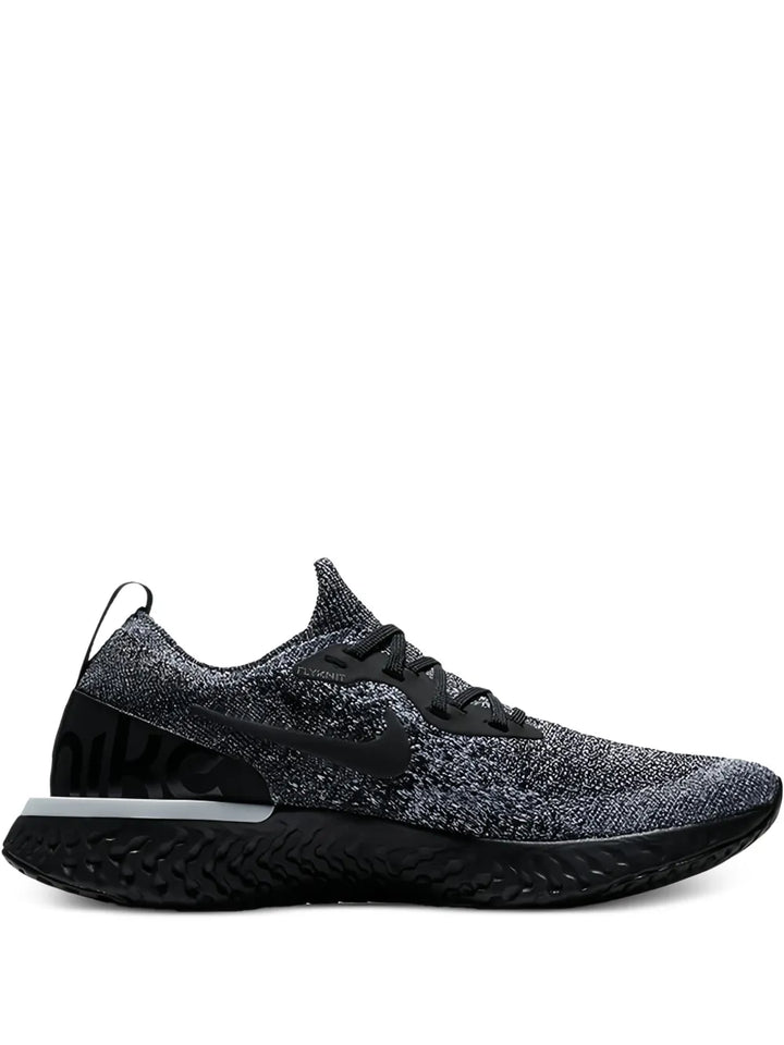 Nike Epic React Flyknit Running — Black — Size US M 3.5 - US W 5 — Front View