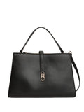 Tommy Hilfiger Top Handles Logo Plaque Shoulder Bag — Same as shown — Size One Size — Front View
