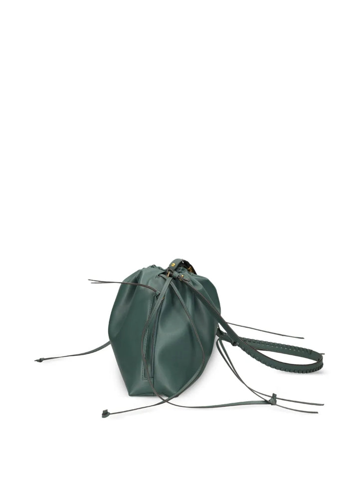 Pinko Drawstring Fastening Shoulder Bag — Same as shown — Size One Size — Front View