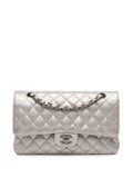 Chanel Pre Owned 2017 2018 Medium Classic Iridescent Caviar Double Flap Shoulder Bag — Same as shown — Size One Size — Front View