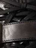 Miu Miu Buckle-Strap Leather — Black — Size US M 3.5 - US W 5 — Top View