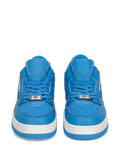 Plein Sport Apollo-1 Lace-Up — Blue — Size US M 3.5 - US W 5 — Back View