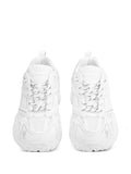 Plein Sport Urban Sprinter Lace-Up — White — Size US M 3.5 - US W 5 — Back View