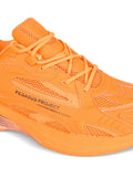 Plein Sport Pegasus Project Lace-Up — Orange — Size US M 3.5 - US W 5 — Top View