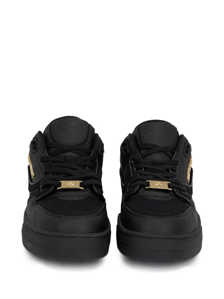 Plein Sport Apollo-1 Lace-Up — Black — Size US M 3.5 - US W 5 — Back View