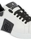 Philipp Plein Logo Plaque Low-Top Trainers — Black — Size US M 3.5 - US W 5 — Detail View